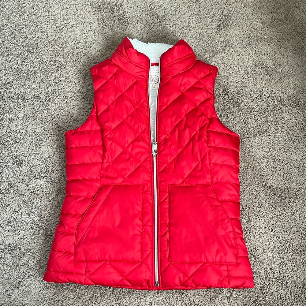 Fleece Lined Puffer Vest